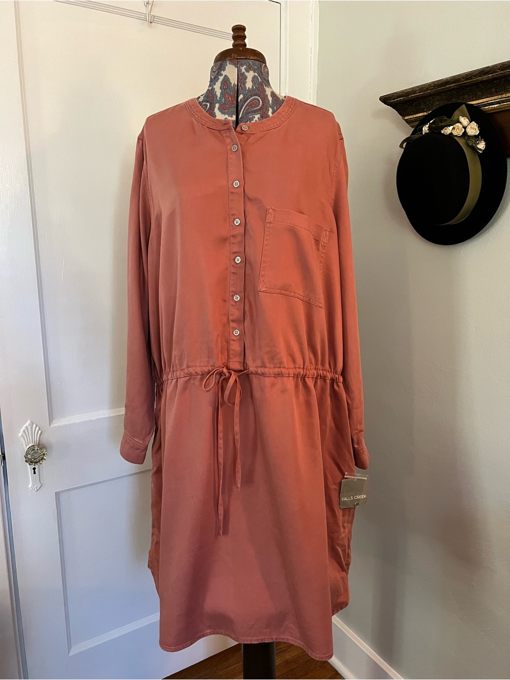 NWT Women's Falls Creek Drawstring Waist Dress
